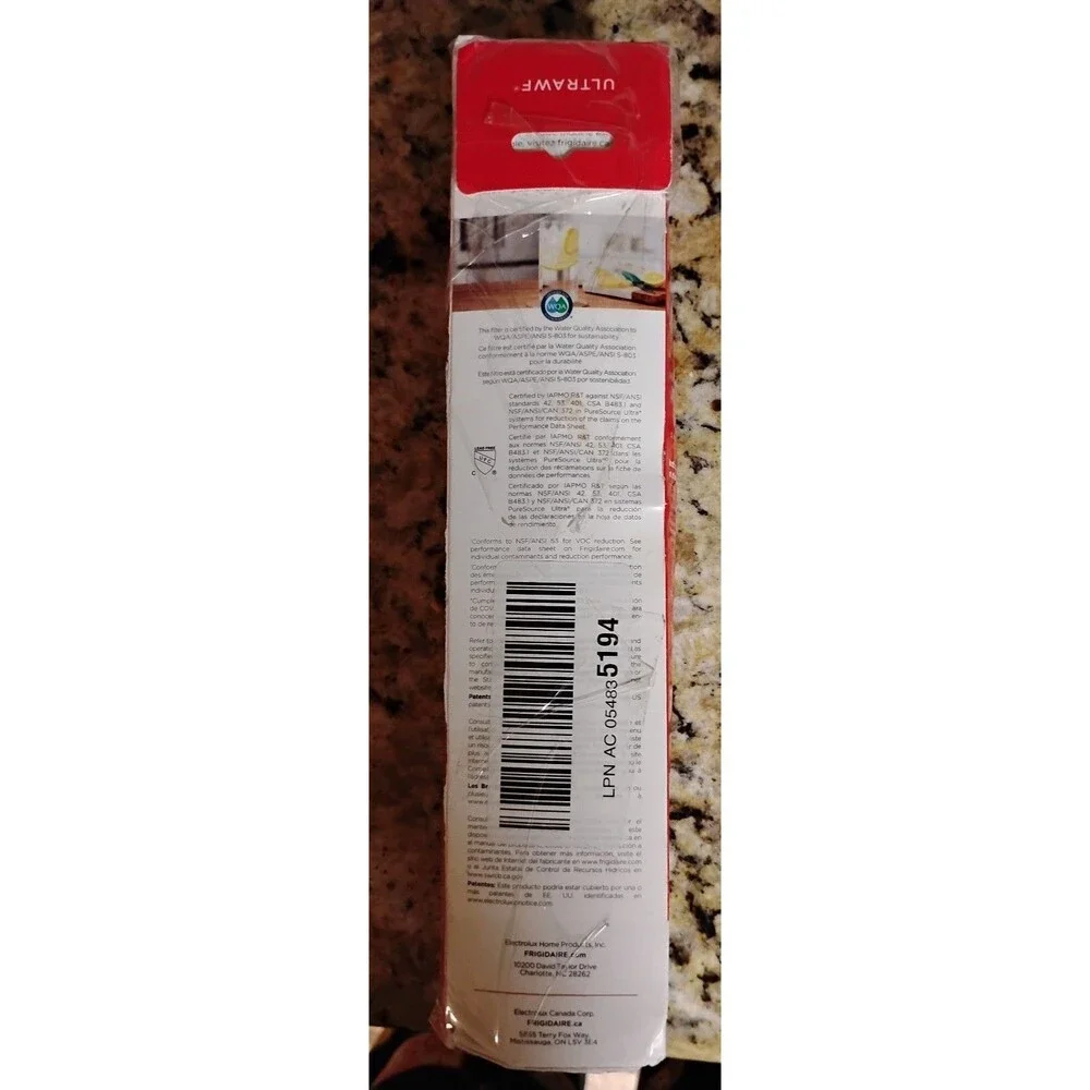 Frigidaire ULTRAWF PureSource Ultra refrigerator water filter
